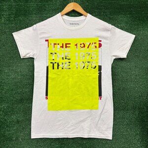 The 1975 Tour Yellow block T-Shirt Size Small